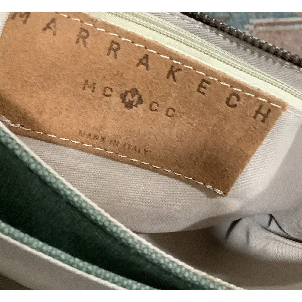 Mcmcc Marrakech Vintage Leather/Canvas Satchel Messenger  Bag